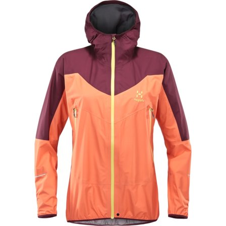 Haglöfs L.I.M Comp Jacket Women (2018) Women rain jackets Orange XS