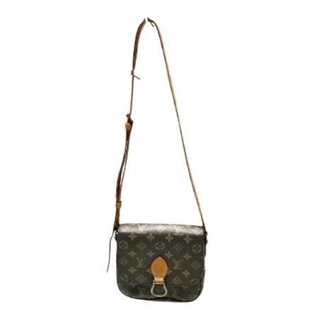 Louis Vuitton Vintage, Pre-owned Canvas louis-vuitton-bags Bruin, Dames, Maat:ONE Size
