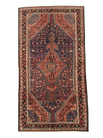 Anudada A Mano Toiserkan Alfombra 139X266 Persa De Lana Pequeño