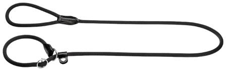 Hunter - Retriever Leash Freestyle 8/120 Tau Svart - Hund - Halsbånd - ZOO.no