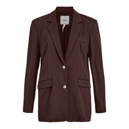 Object, Objmarion L/S Jersey Blazer 123 Bruin, Dames, Maat:L