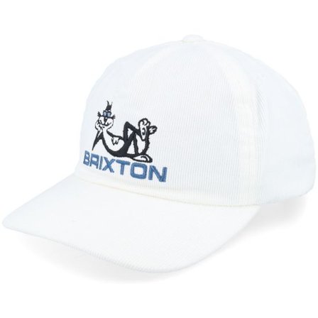 Brixton - Vit unconstructed Keps - Cool Cat Mp White Dad Cap @ Hatstore