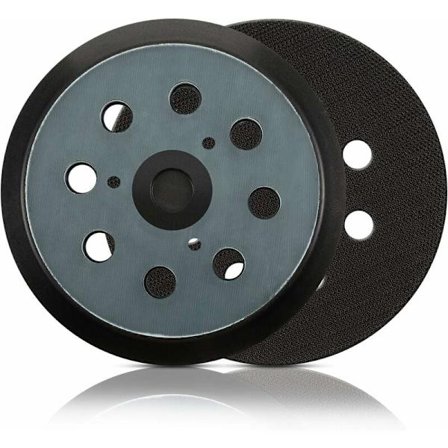 2 stk. 5 tommer 8 huller udskiftningsslibestøvsugerpude med krog og løkke, slibestøvsugerpude reservedele, kompatibel med Makita BO5010, BO5030K, 