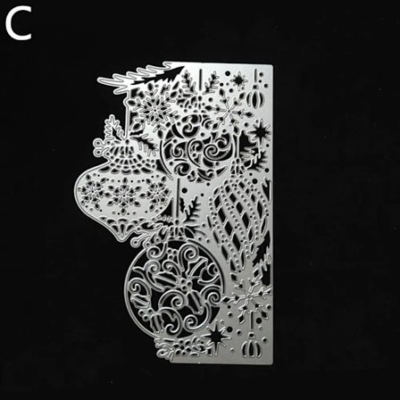 Joulukuusi Hirvi Metalliset Leikkausmuotit Scrapbooking Kortinvalmistus Albumi Kohokuviointi Sapluuna DIY Koristelu Leimasinleikkuri