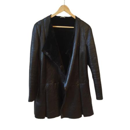 Miu Miu Pre-owned, Pre-owned jacket Manteau Zwart, Dames, Maat:S