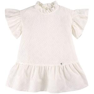 Monnalisa Cream Broderie Anglaise Dress 12 Years - Dresses - 12 years - White - Mädchen