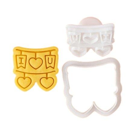 Alla hjärtans dag kakformar, kexform, kex fondant kakstämplar