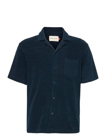 Revolution | Terry Short-Sleeved Cuban Shirt | M