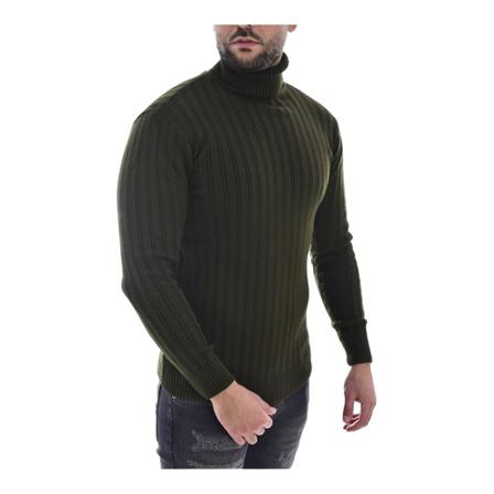 Goldenim paris Roll wool sweater Grøn, Herre