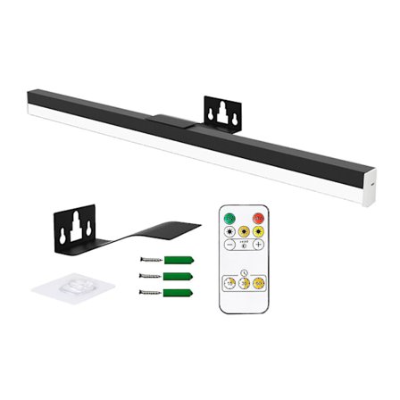 USB-laddningsbar justerbar ljusstyrka Bildljus med fjärrkontroll