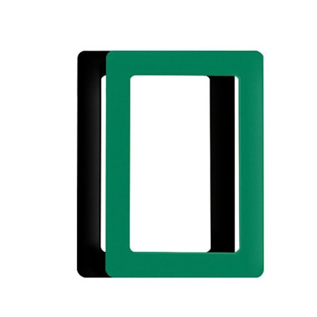 Magnetiske billedrammer Magneter Fotoramme GRØN