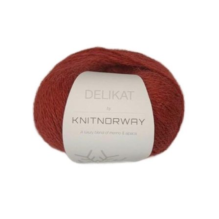 Knit Norway Garn Delikat Burgundy 506, 50g