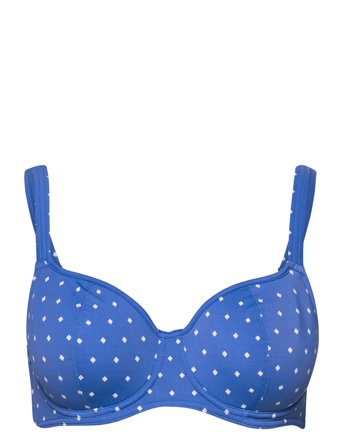Freya Jewel Cove Uw Sweetheart Bikini Top - Blue - E x 70