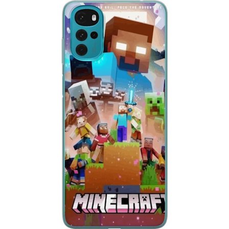 Kompatibelt Mobildeksel til Motorola Motorola Moto G22 Minecraft