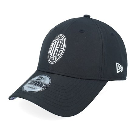 New Era - Football - Black - adjustable - Cap - AC Milan Grafiti UV Black 9FORTY Adjustable - Hatstore