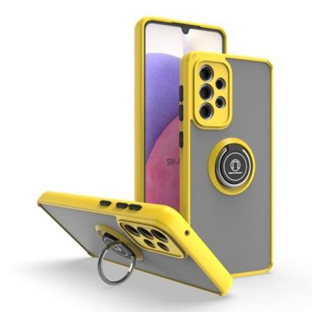 Samsung Galaxy A33 5g Skal Hybrid Ring Gul