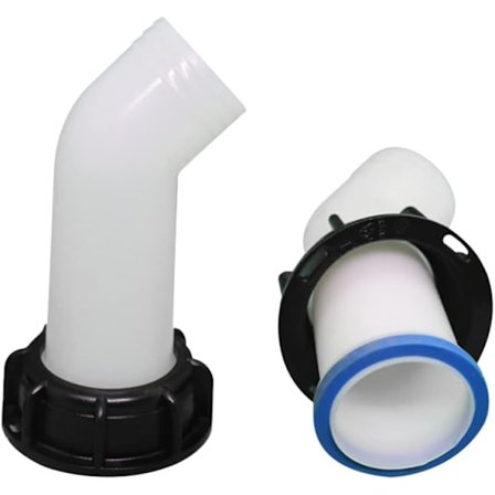 1000L IBC Tank Extension Vann Tank Munnstykke Ventil Avløp med Mutter R