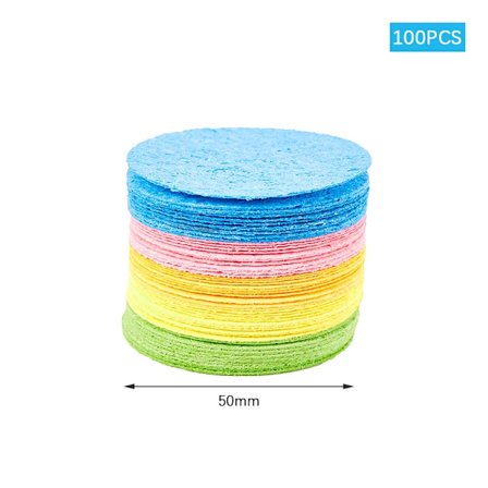 50/100 kpl Luonnonpuuselluloosasieni Puristettu kosmeettinen vanulappu Kasvojenpesusieni Kasvojenhoito Puhdistus Meikinpoistotyökalut