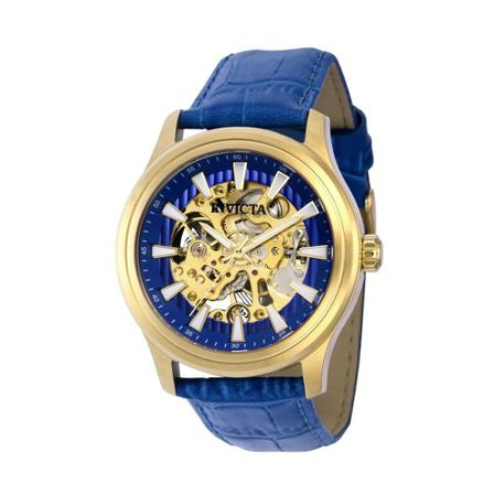 Invicta Watches, Vintage 37958 Mechanisch Herenhorloge - 42mm Geel, Heren, Maat:ONE Size