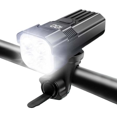 2000LM Sykkellys med Feste & Taktisk Strobe - USB Oppladbart Sykkellykt, IPX5 Vanntett, 5-Modus Lysstråle for Nattsykling