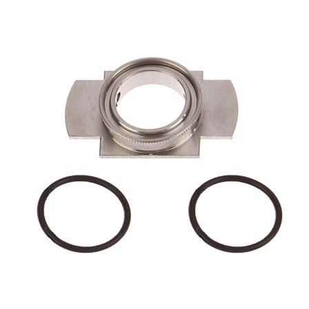 Tillbehör i rostfritt stål för Billet Box Mod Boro Tank Kit Silver