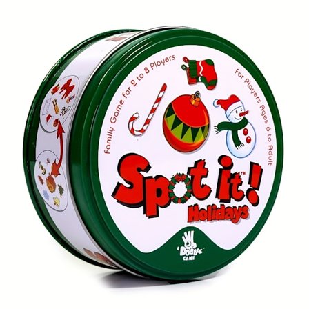 Dobble Holodays Kortspil Find Det Eneste Matchende Magiske Billede Mellem To Kort Sjovt Familiespil Legetøj Med Regel Matchende Spil Sjovt Børnespil