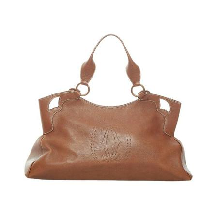 Cartier Vintage, Pre-owned Handbags Bruin, Dames, Maat:ONE Size