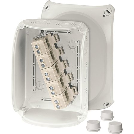 Hensel Enycase DK Koblingsboks med plint, 25 mm², Installasjonsmaterial