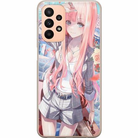 Samsung Galaxy A23 5g Mjukt Skal - Anime Girl Cute