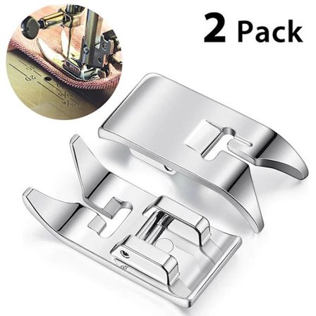 2-pak symaskine trykfod universal standard zigzag trykfod klemme fod snap-on til symaskinedele