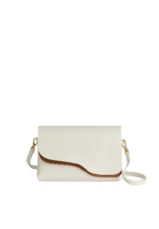 ATP Atelier Scarlino Perla Shimmery Double Faced Nappa Handväskor Dam Vit ONESIZE