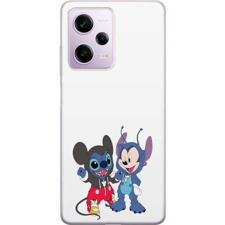 Xiaomi Redmi Note 12 Pro Genomskinligt Skal Stitch musse pigg