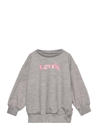 Lvg Over D Crew Sweatshirt Sweatshirt Trøje Grå Levi's