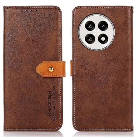 KHAZNEH Lommebok Telefondeksel For OnePlus 13R 5G/Ace 5 Pro 5G Stativ Lær Flip Cover