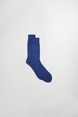 NN.07 Sock Ten Herren Blau Wollmix