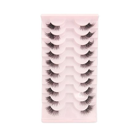 Tekoripset Luonnolliset Puolikkaat Ripsinauhat Lyhyet Ohuet Ripsinauhat Kirkkaalla Nauhalla Ripsipaketti Kissansilmä 3D Tekominkkiripset Tekoripset[qb