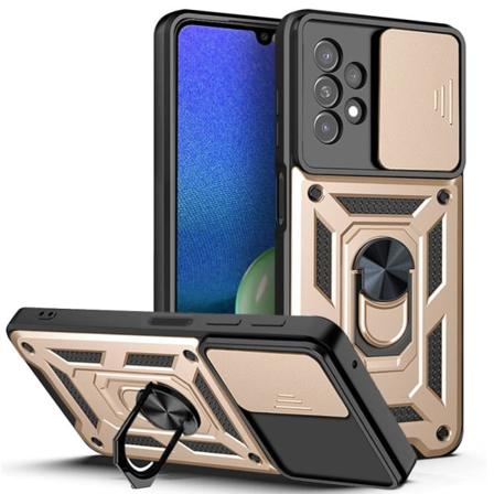 Samsung Galaxy A13 4g Skal Med Ringhållare - Guld Gold
