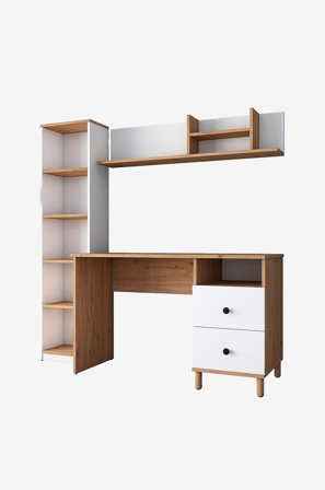 Hanah Home - Skrivebord Lilium - Brun - Skriveborde - Fra Homeroom