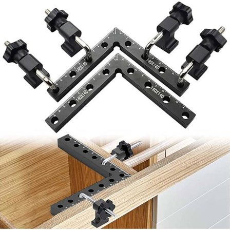 Asemointikulma, (14cm/5.5inch) Alumiiniseos 90 asteen suorakulma