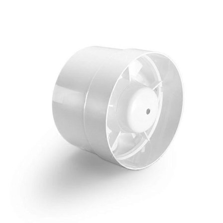 5 tommers Booster Vifte Eksos Luftvolum 150m3/t Stille Inline Kanalvifte HVAC Eksosventilator Lavt Støynivå for Baderom Kjøkken