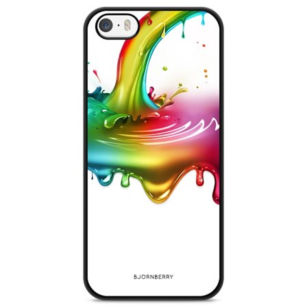Bjornberry Skal iPhone 5/5s/SE (2016) - Regnbågs Splash