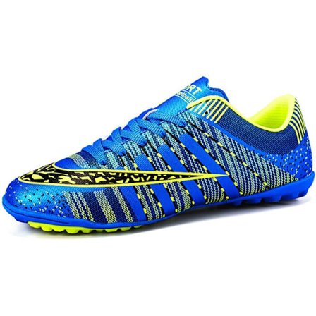 Unisex Turf Fotballsko | Utendørs/Innendørs Gutter Jenter Profesjonell Futsal Fotballtrening Faste Underlag Fotballsko