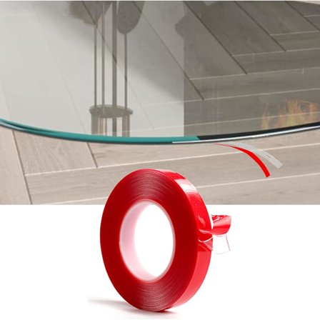 Gjennomsiktig silikonforsegling (3 meter for 6mm x 1mm sømløse ultrafine glassgulvpaneler)