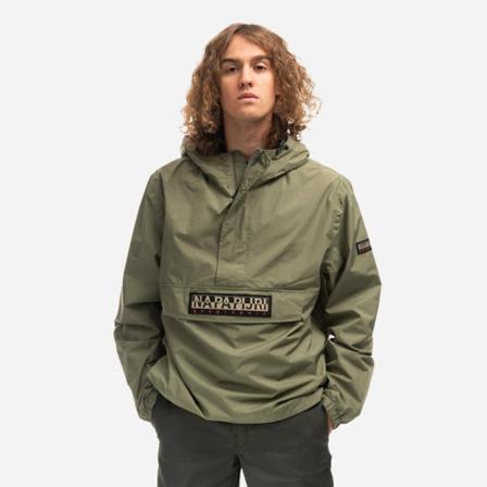 Napapijri, Freestrider Anorak Jacket Na 4Glr GAE XL Zielony, Mężczyzna, Rozmiar: M