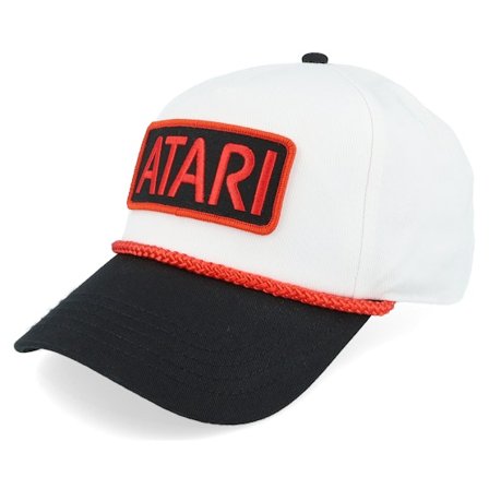 American Needle - White - adjustable - Cap - Atari Roscoe White/Black Adjustable - Hatstore