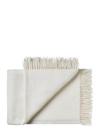 Samsø 140X240 Cm Home Textiles Cushions & Blankets Blankets & Throws Valkoinen Silkeborg Uldspinderi