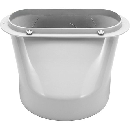 Avgasstosadapter för portabel luftkonditioneringsslang, platt munstycke (15 cm)