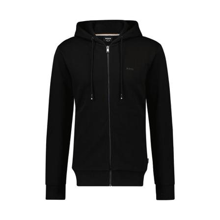 Boss Zip-throughs , Zwart , Heren , Maat: 3XL Hoodies & sweatvesten