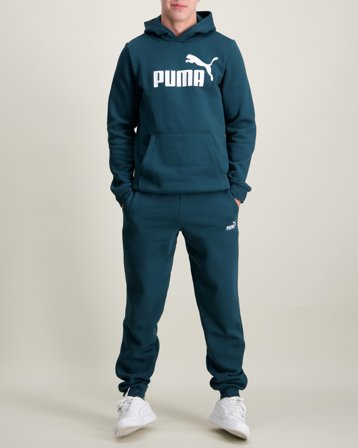 Puma ESS No. 1 Logo Sweatpants FL Grön Byxor Kille - Kids Brand Store