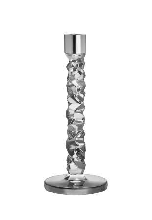 Orrefors Ljusstake 2-pack Carat Dekoration Grå H: 24.2cm